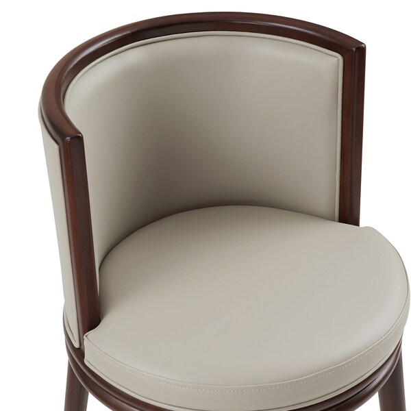 Manhattan Comfort Evalyn Barstool in Stone - Set of 2 - 2-BS024-ST