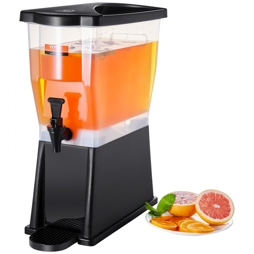 VEVOR Beverage Dispenser, 3 Gallon Drink Dispenser for Parties, Plastic Juice Dispenser with Stand Spigot Lid, Iced Tea Lemonade Juice Water Dispenser, for Restaurants, Hotels, Parties - YLFPQSLFPQSLBDLFNV0