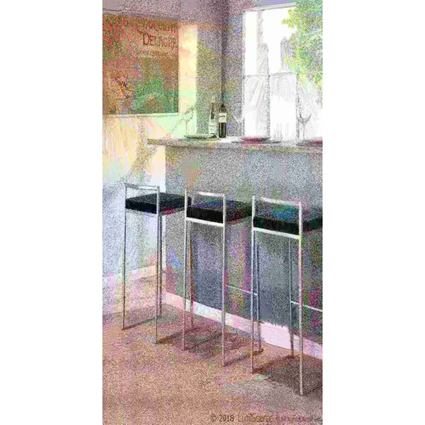 Lumisource Fuji Stacker Barstool - Set of 2 PR - B30-FUJI VGN2