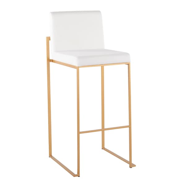 Lumisource Fuji High Back Barstool - Set of 2 PR - B30-FUJIHB AUVW2