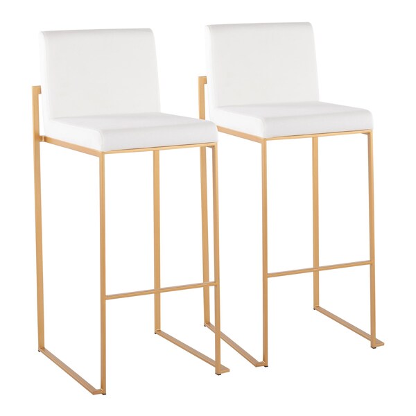 Lumisource Fuji High Back Barstool - Set of 2 PR - B30-FUJIHB AUVW2