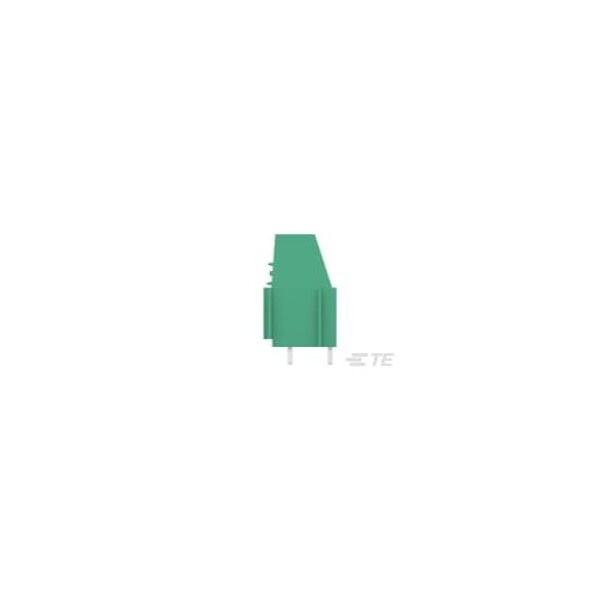 Te Connectivity 3 Posn Power Connector  Green  10.16mm - 1986660-3