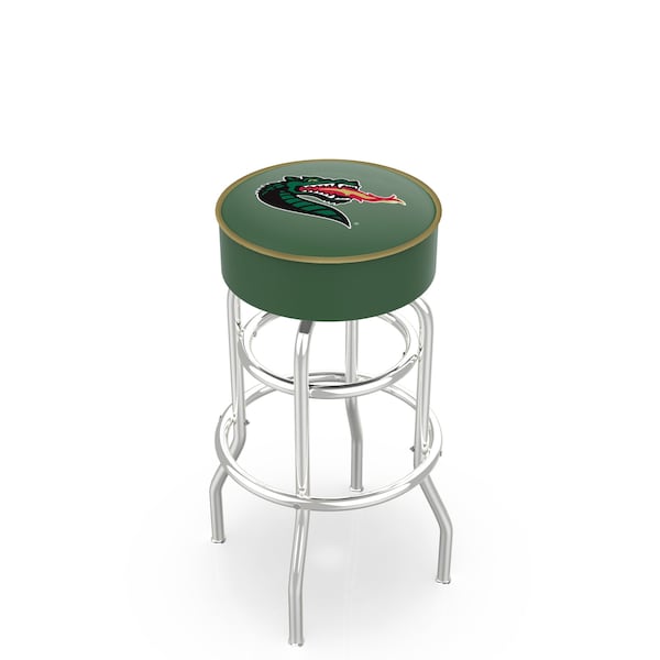 Holland Bar Stool Co 25" 4" UAB Cushion Seat, Double-Ring Chrome Swivel Bar Stool - L7C125ALABIR