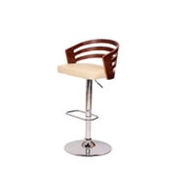 Armenartfurniture Armen Art Furniture Adele Swivel Barstool In Cream Pu - LCADSWBACRWA