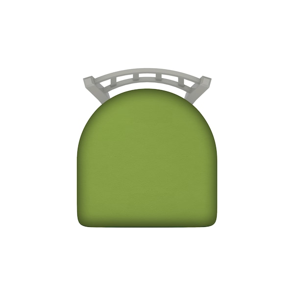Holland Bar Stool Co 30" Swivel Bar Stool, Nickel Finish, Canter Kiwi Green Seat - 81030AN009