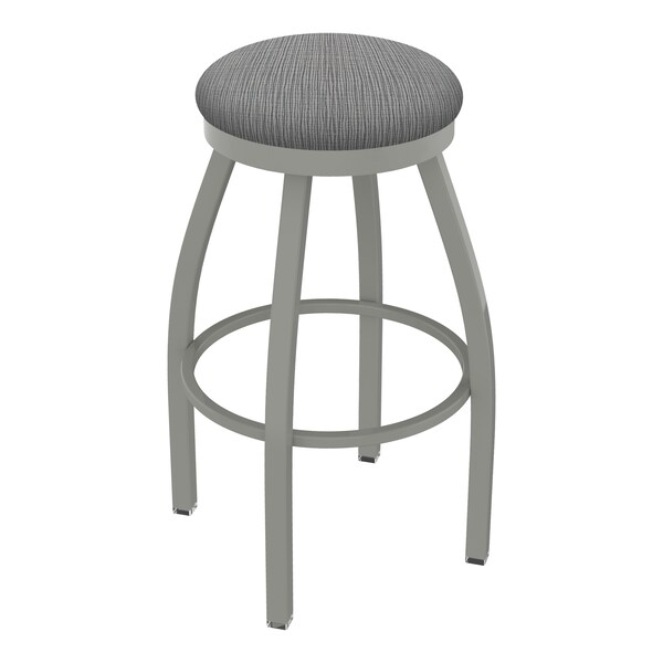 Holland Bar Stool Co 30" Swivel Bar Stool, Nickel Finish, Graph Seat - 80230AN020