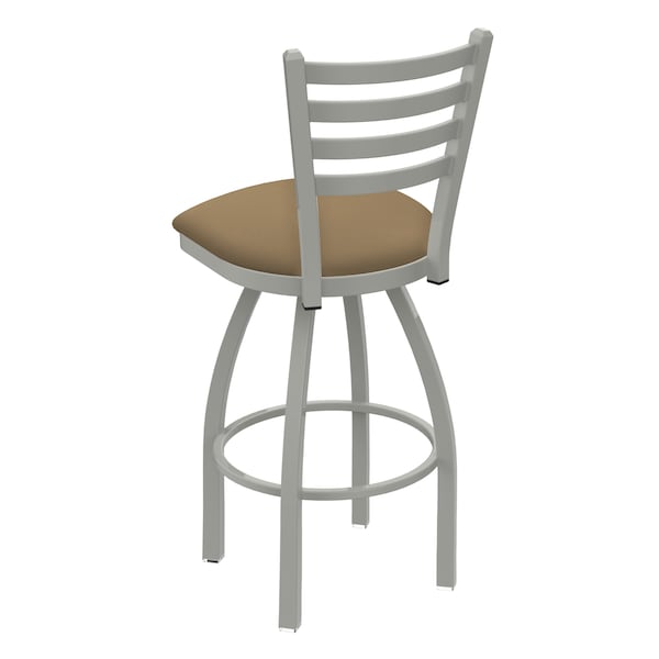 Holland Bar Stool Co 30" Swivel Bar Stool, Nickel Finish, Canter Sand Seat - 41030AN013
