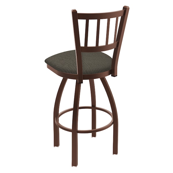 Holland Bar Stool Co 30" Swivel Bar Stool, Bronze Finish, Graph Chalice Seat - 81030BZ019