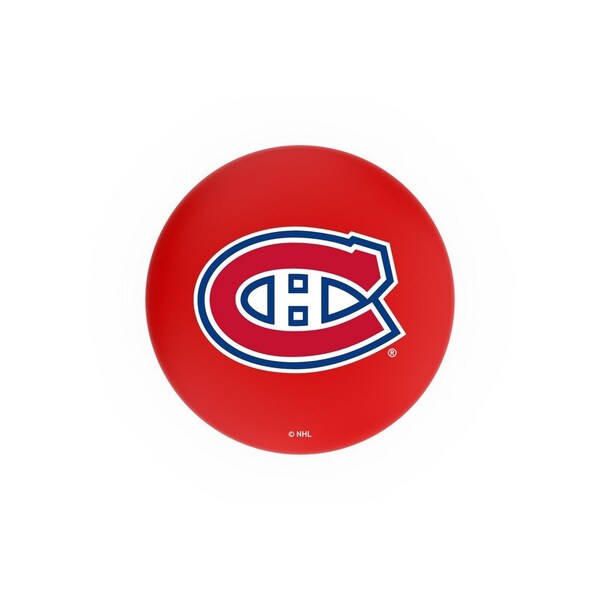 Holland Bar Stool Co 25" Blk Wrinkle Montreal Canadiens Swivel Bar Stool, Chrome Ring - L8B3C25MONCAN