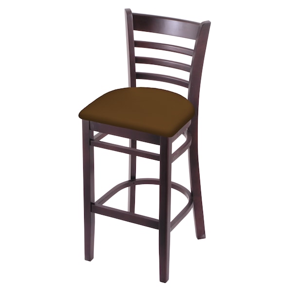 Holland Bar Stool Co 30" Bar Stool, Dark Cherry Finish, Canter Thatch Seat - 314030DC001