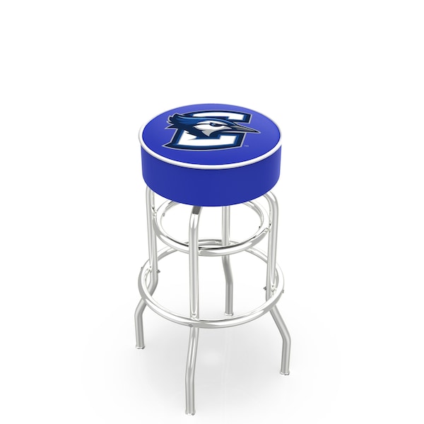 Holland Bar Stool Co 25" Creighton Cushion Seat, 2-Ring Chrome Swivel Bar Stool - L7C125CRGHTN