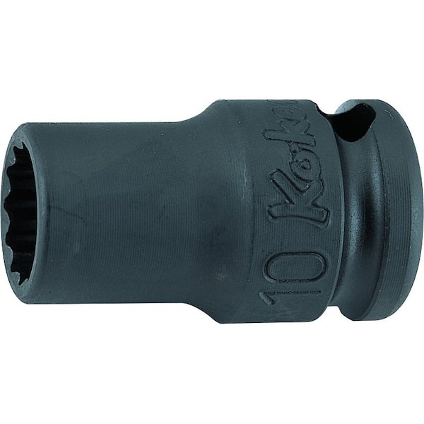 Ko-Ken Socket 9mm 12 Point 32mm Thin walled 3/8 Sq. Drive - 13406M-9