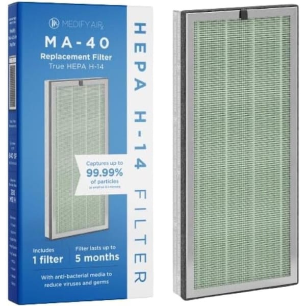 Medify Air MA40R1 H14 True HEPA 999 Particle Removal - MA-40UR-1