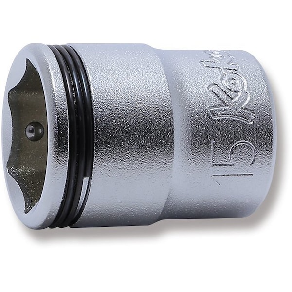 Ko-Ken Socket 15mm Nut Grip 27mm 3/8 Sq. Drive - 3450M-15