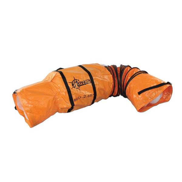 Novatek Portable Duct, Vinyl, 12" ID, 25ft L - D1225