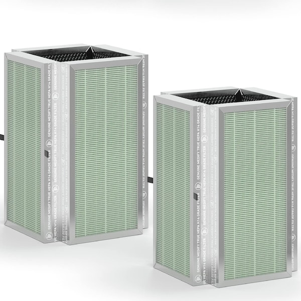 Medify Air MA50R2 H14 filter True HEPA 999 Particle Removal 2PK - MA-50UR-2