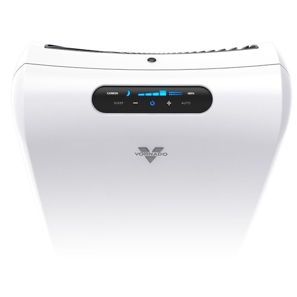 Vornado Air Purifier, 120 V, HEPA Filter, 335 sqft Coverage Area, White - AC1-0039-43