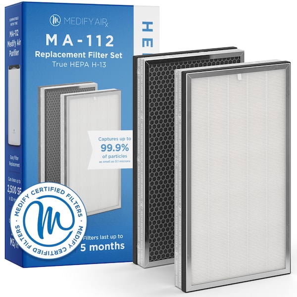 Medify Air MA112R1 H14 True HEPA 999 Particle Removal - MA-112UR-1