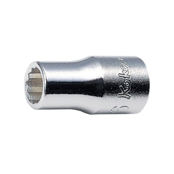 Ko-Ken Socket 3/8 12 Point 22mm 1/4 Sq. Drive - 2405A-3/8