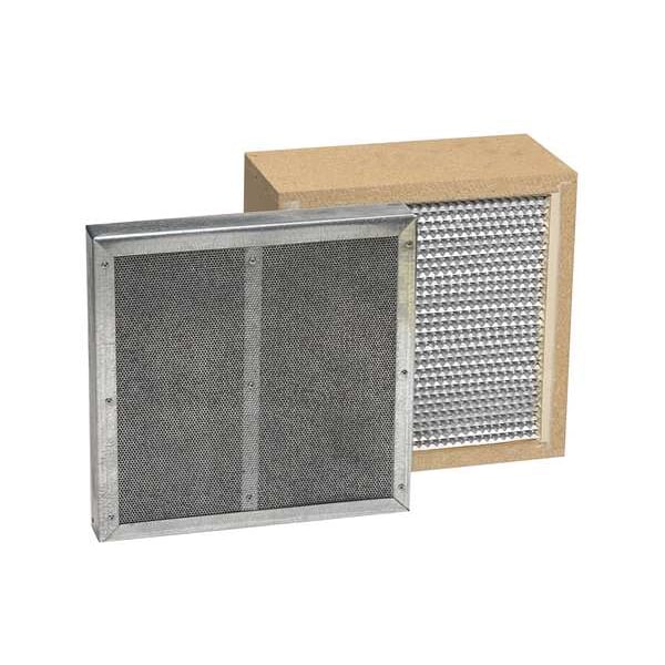 Extract-All 12x12x8 Pleated Air Filter, Carbon, MERV 7 - F-987-5A