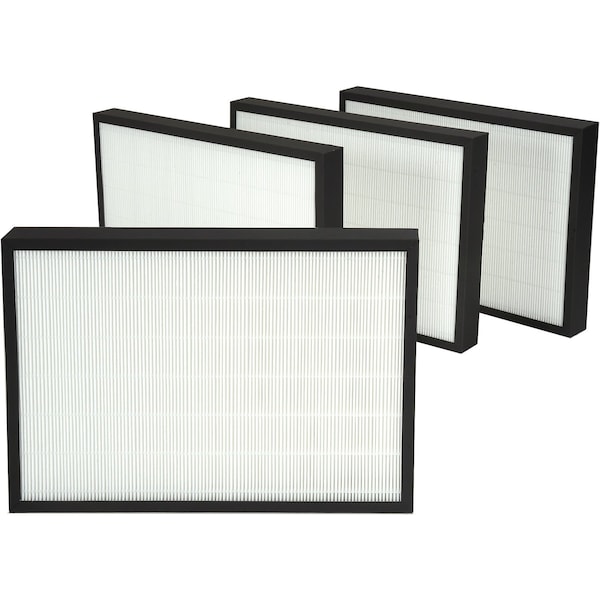 Global Industrial Replacement HEPA Filter for Commercial Air Purifier 604153, 4PK - 604155