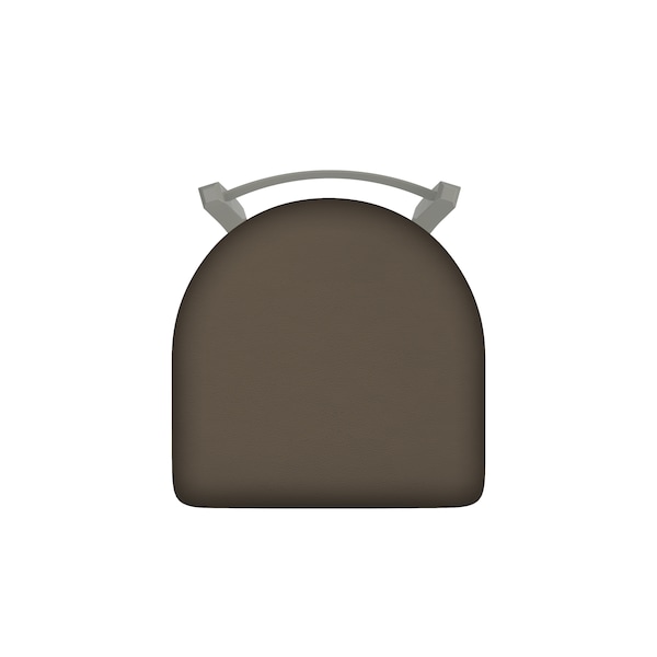 Holland Bar Stool Co 30" Low Back Swivel Bar Stool, Nickel Finish, Canter Earth Seat - 82130AN006
