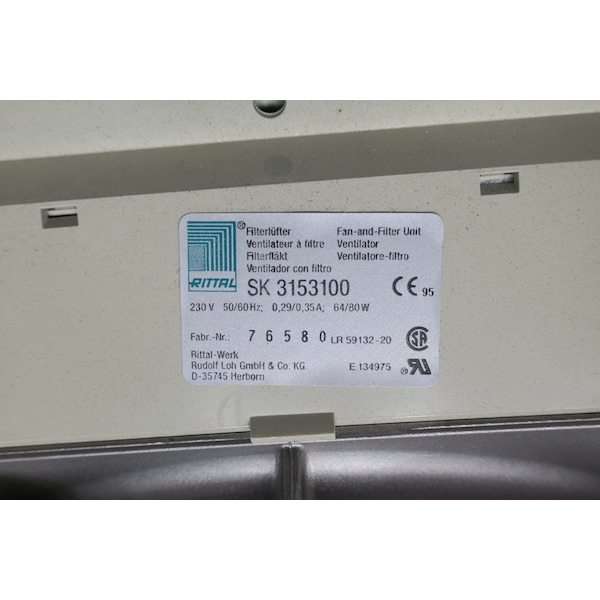Rittal ENCLOSURE VENTILATION FILTER UNIT 230V-AC FAN - SK3153100