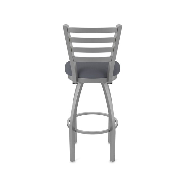 Holland Bar Stool Co 410 Jackie Stainless Steel 36in Swivel Bar Stool with Canter Storm Seat - 41036SS004