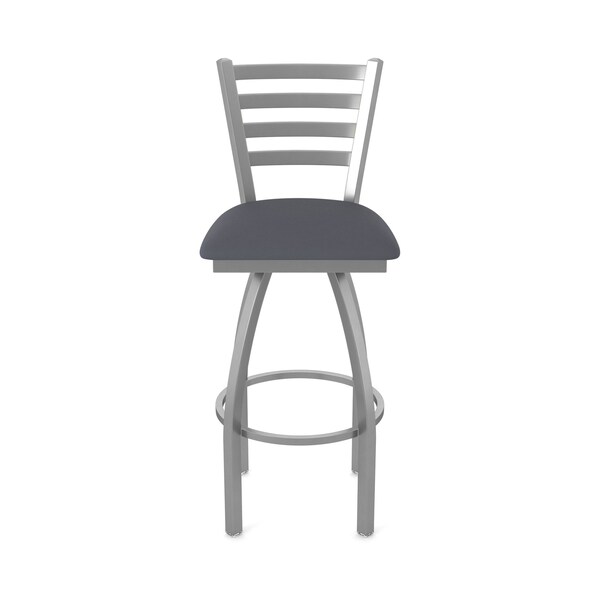 Holland Bar Stool Co 410 Jackie Stainless Steel 36in Swivel Bar Stool with Canter Storm Seat - 41036SS004