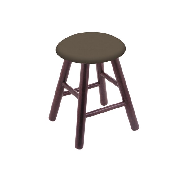 Holland Bar Stool Co Oak Vanity Stool, Dark Cherry Finish, Graph Anchor Seat - RC18OSDC006
