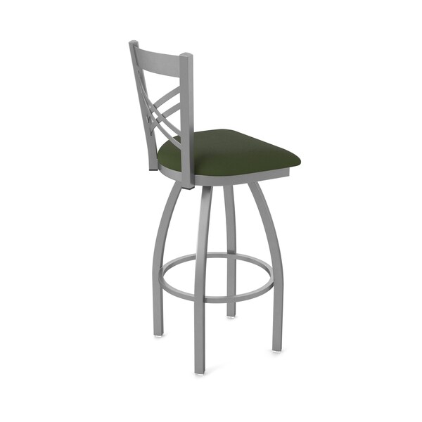 Holland Bar Stool Co 820 Catalina Stainless Steel 36in Swivel Bar Stool with Canter Pine Seat - 82036SS010