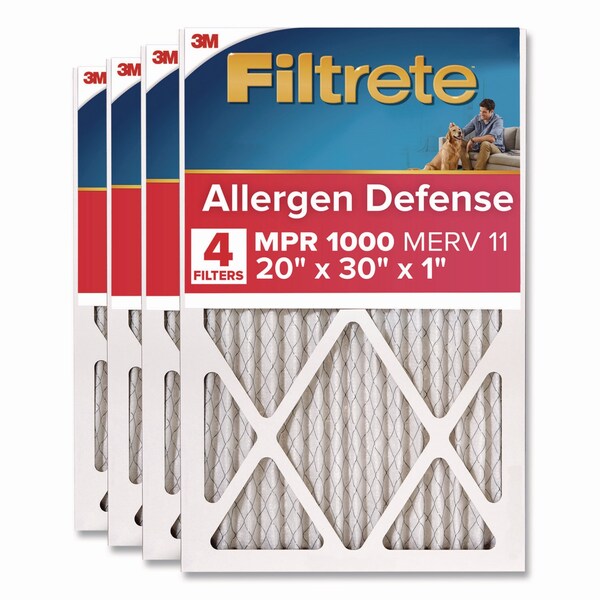 Filtrete Allergen Defense Air Filter, 20 x 30, 4PK - 9822-4CA