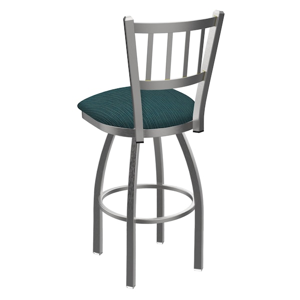Holland Bar Stool Co 810 Contessa Stainless Steel 36in Swivel Bar Stool with Graph Tidal Seat - 81036SS022