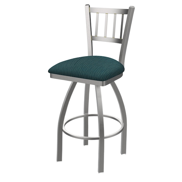 Holland Bar Stool Co 810 Contessa Stainless Steel 36in Swivel Bar Stool with Graph Tidal Seat - 81036SS022