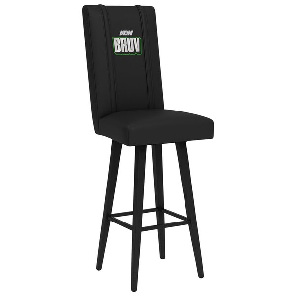 Dreamseat Swivel Bar Stool 2000 with AEW Will Osprey Bruv Logo - XZ2000BSSBLK-PSAEW0011
