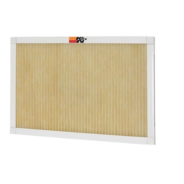 K&N Filter Air Filter For HVAC System; Washable; NonWoven Synthetic; 20 In Length x 16 In Width x 1 In Height - HVC-11620