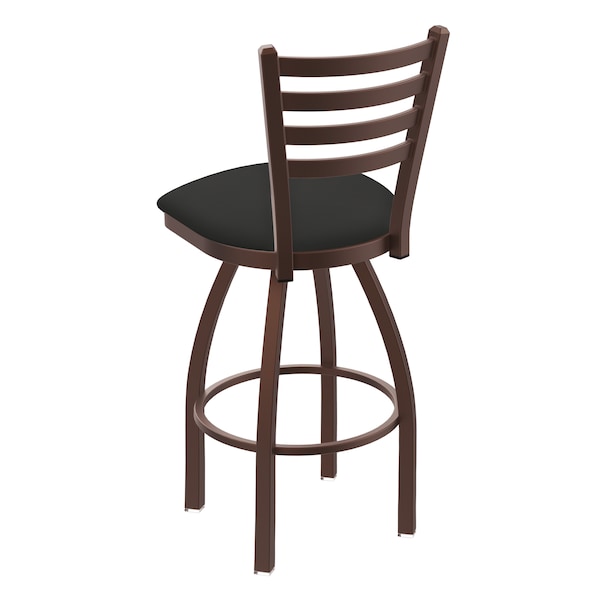Holland Bar Stool Co 30" Swivel Bar Stool, Bronze Finish, Canter Iron Seat - 41030BZ008