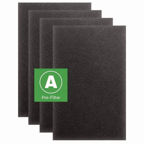 Honeywell Pre-Cut Carbon Pre-Filter, Box of 4 Filters - HRFA100