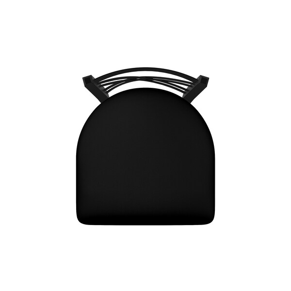 Holland Bar Stool Co 30" Swivel Bar Stool, Black Wrinkle, Black Vinyl Seat - 82030BWBLKVINYL