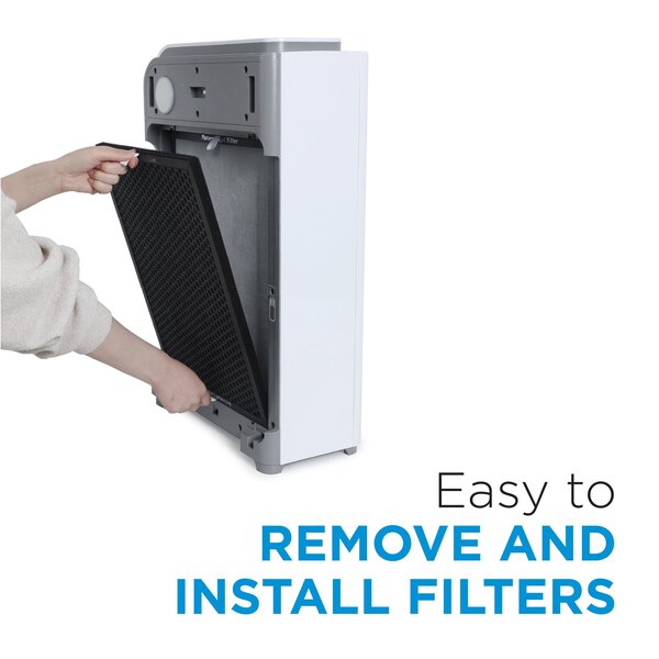 Black & Decker Replacement Air Purifier Filter BLACK + DECKER, Dual HEPA & Activated Carbon Filter, BAPUV150 - AF3