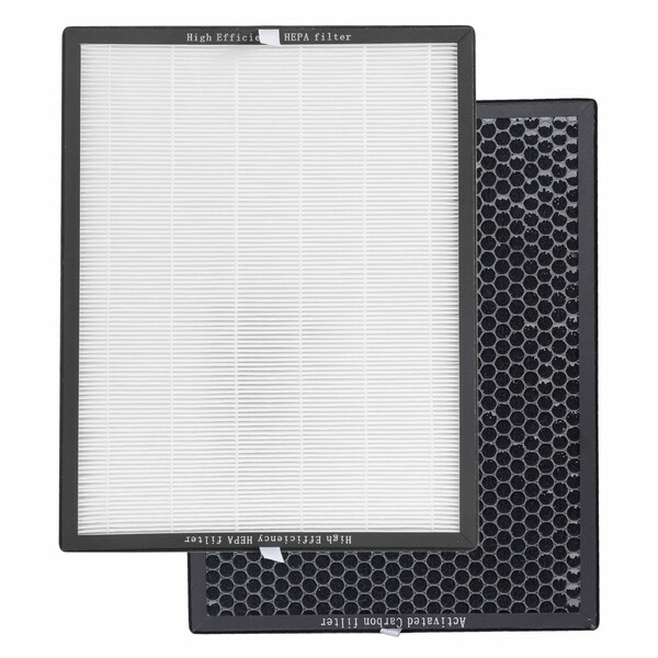 Black & Decker Replacement Air Purifier Filter BLACK + DECKER, Dual HEPA & Activated Carbon Filter, BAPUV150 - AF3