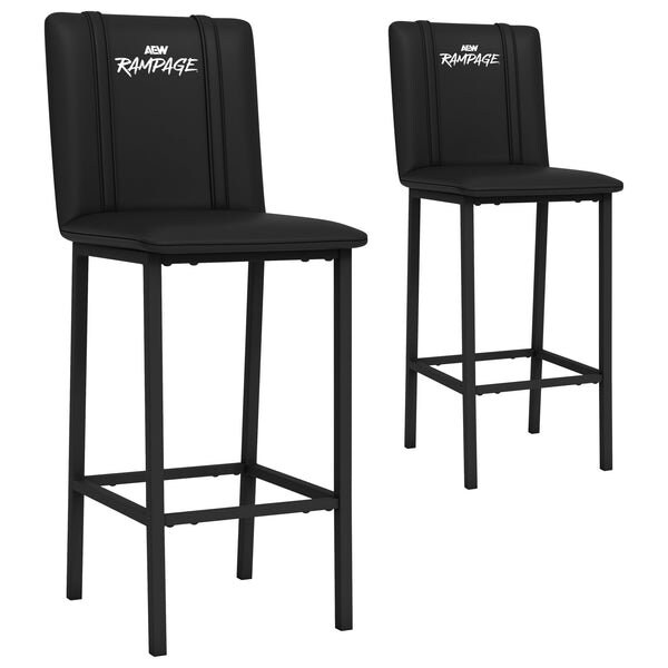 Dreamseat Bar Stool 500 with AEW Timeless Toni Storm Logo, 2PK - XZ500BSDBLK-PSAEW0007A
