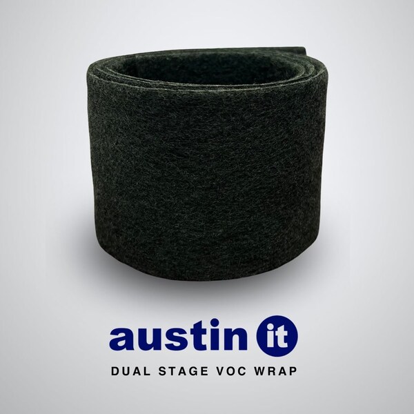 Austin Air Replacement VOC Carbon Wrap for it Units, Black - F100C
