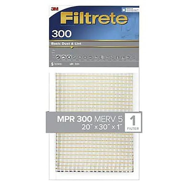 Filtrete FILTER AIR DUST&LINT 20X30X1IN - 322-4