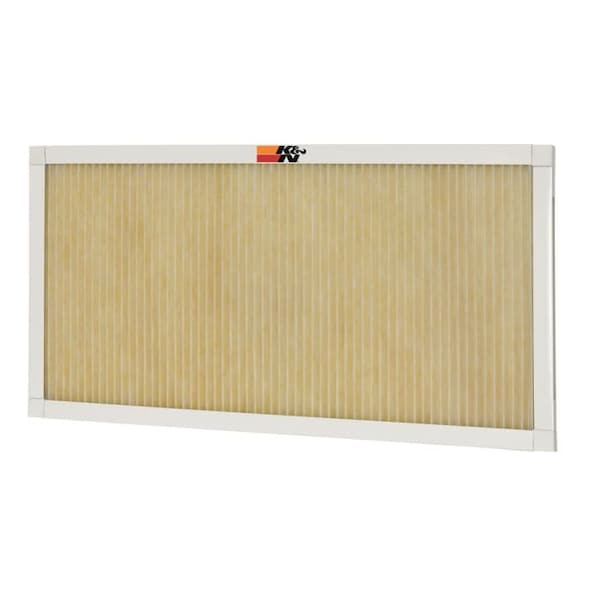 K&N Filter Air Filter For HVAC System; Washable; NonWoven Synthetic; 25 In Length x 14 In Width x 1 In Height - HVC-11425