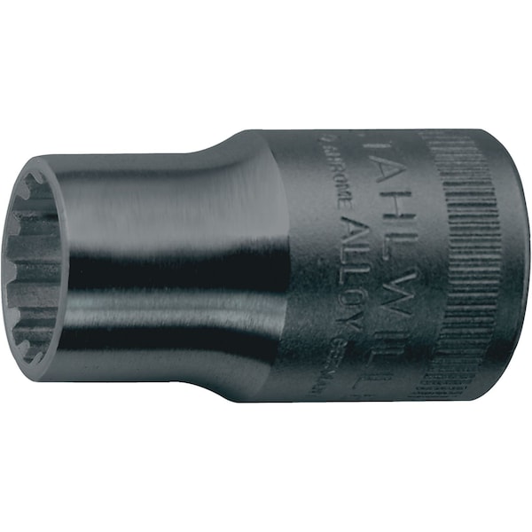 Stahlwille Tools 12, 5 mm (1/2") Socket spline-drive Spline Size 7/16 " L.38 mm - 03012028
