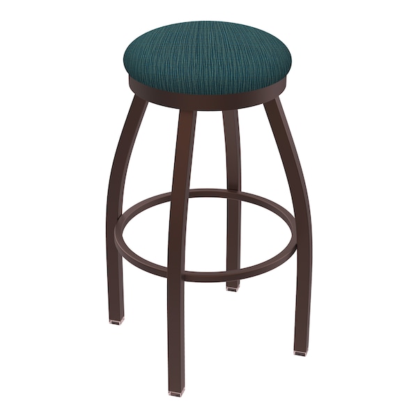 Holland Bar Stool Co 30" Swivel Bar Stool, Bronze Finish, Graph Tidal Seat - 80230BZ022