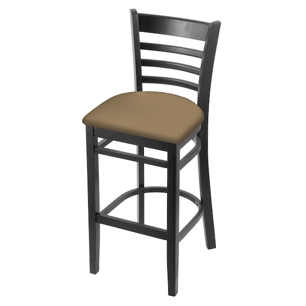 Holland Bar Stool Co 30" Bar Stool, Black Finish, Canter Sand Seat - 314030BLK013