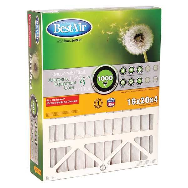 Bestair 16 in x 20 in x 5 in Synthetic Furnace Air Cleaner Filter - 5-1620-8-2