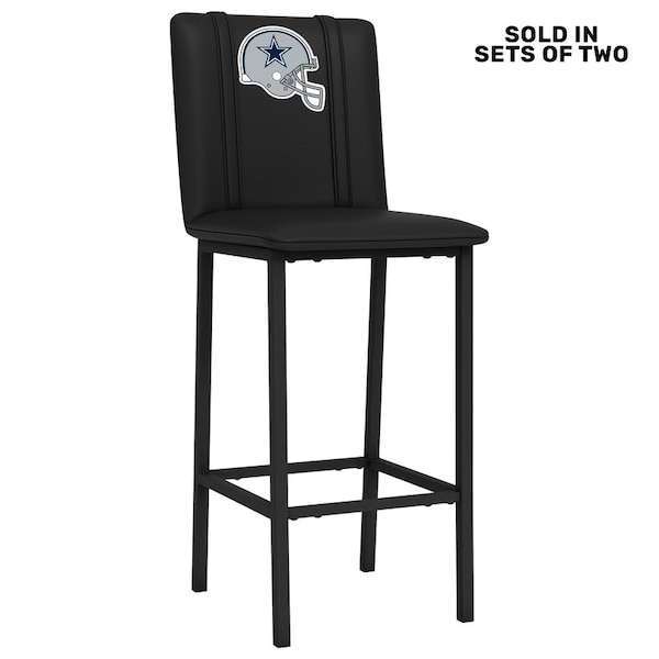 Dreamseat Bar Stool 500 with Dallas Cowboys Helmet Logo, 2PK - XZ500BSDBLK-PSNFL20042A